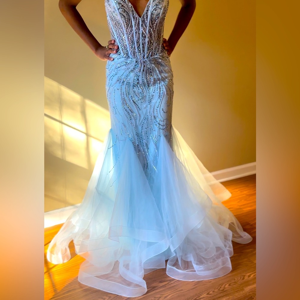 Sequenced Corset Mermaid Dress